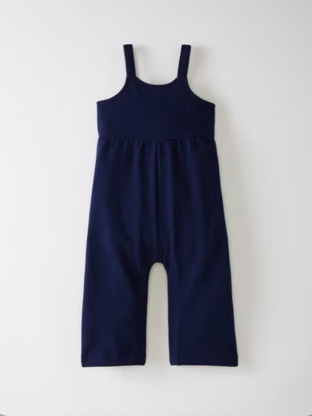 Hanna Andersson Easy Romper In Organic French Terry Navy Blue Size 85cm 2T
